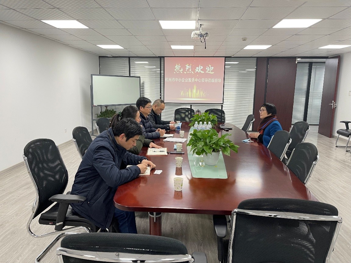 杭州市中小企业服务中心领导调研专精特新“小巨人”企业——浙大万28官网下载最新版-亿万e网址pg-亿万28pg电子-亿万28网页版官方-亿万28入口网页版-亿万28网页在线玩-亿万28娱乐